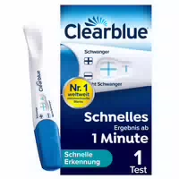 Clearblue Schwangerschaftstest Schnelle Erkennung 1 st Test