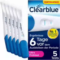 Clearblue Schwangerschaftstest Ultra Frühe Erkennung 5er Pack
