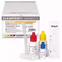 Cleartest Strep A Testkassetten Schnelltest für Streptokokken A Rachenabstrich