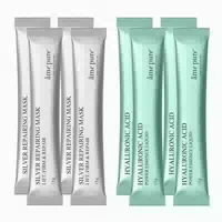 Âme Pure Jelly Glow Rubber Mask Silber 4er Set 4 St