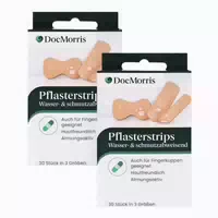 Docmorris Pflasterstrips Wasserdicht Duo 2x30 St