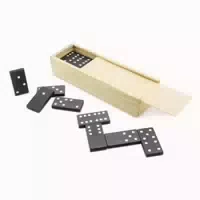 Domino Spiel Tapi in Holzbox