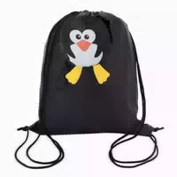 Faltbarer Rucksack Turnbeutel Kinder Pinguin