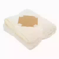 Hochwertige Samtdecke Mimosa Beige 140x 70 cm 1 st