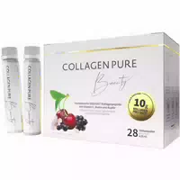 Collagen Pure Beauty 10 g Gold Trinkampullen Hochdosiert