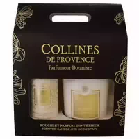 Collines De Provence Set Raumduft Kerze 180 g Baumwolle