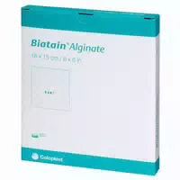 Biatain Alginate Kompressen 15x15 Cm 10 St Verband