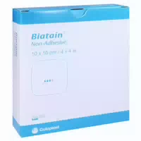 Biatain Schaumverband 10x10 cm Nicht Haf 10 st