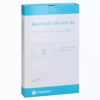 Biatain Silicone Ag Schaumverband 10x20 5 St