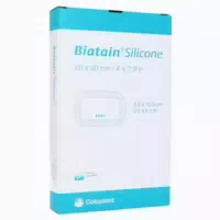 Biatain Silicone Schaumverband 10x20 Cm 5 St Verband