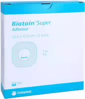 Biatain Super Selbst Haftend Superabs 12,5x12,5 cm 10 st Verband