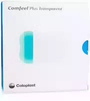 Comfeel Plus Transparent 10 Hydrokolloidverbände 5 X 7 cm