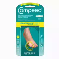 Compeed Hühneraugenpflaster Feuchtigkeitsspendend 6 St Pflaster