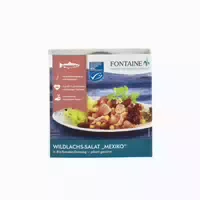 Fontaine Wildlachs Salat Mexiko in Bio Tomatendressing 200 g