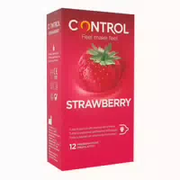 Control Condoms Passt Strawberry Erdbeer Kondome 12 St