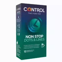 Non Stop 12 Kondome Verlängertes Vergnügen, Noppen & Rippen 12 Kondome