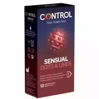 «sensual Dots & Lines» Tiefgehend Stimulierende Kondome 12 Kondome 12 st