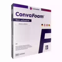 Convafoam Schaumverband Nicht Adhäsiv 20x20 cm 5 st