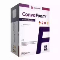 Convafoam Schaumverband Nicht Adhäsiv 10x10 Cm 10 St