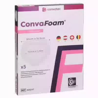 Convafoam Silicone Verband Sakral 16,5x20 Cm 5 St