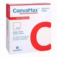 Convamax Superabsorber Nicht Adhäsiv 10x10 Cm