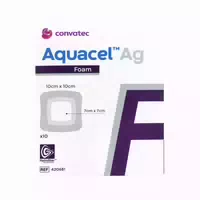Aquacel Ag Foam Adh 10x10
