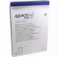 Aquacel Ag Foam Adhäsiv Ferse 14x19,8 Cm 5 St