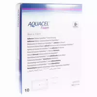 Aquacel Foam Adhäsiv 8x13 Cm Verband 10 St