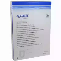 Aquacel Foam Adhäsiv Ferse 14x19,8 Cm Verband 5 St Verband