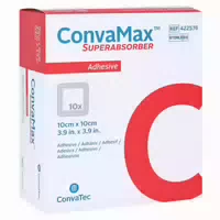 Convamax Superabsorber Adhäsiv 10x10 Cm 10 St