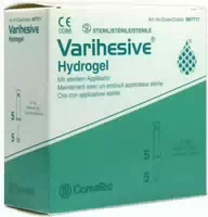 Varihesive Hydrogel mit Sterilem Applikator 5 X 15 g Gel