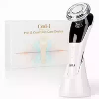 Cool I 5 in 1 Mikrodermabrasionsgerät ,led, Ems, Wärme Kälte & Massage für Ergänzende Gesichtspflege