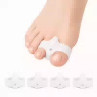 Cool I Zehenkorrektor Set, 2 Paar Gel Zehentrenner für Hallux Valgus & Überlappende Zehen
