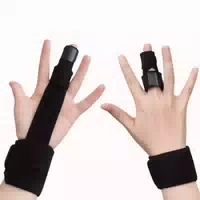 Fingerschiene mit Aluminiumstütze, Verstellbare Fingerbandage für Zeige, Mittel & Ringfinger