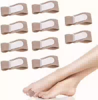 Cool I Hallux Bandage Set, Schienenbandage & Zehenschutz, Weich & Flexibel,10 stk