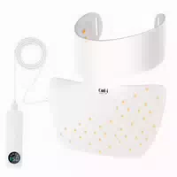 Cool I Led Halsmaske,660 Nm Rotlicht,850 Nm Infrarot & 4 Farbige Led Für Kosmetische Hals