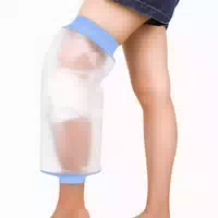 Cool I Wasserdichte Knie Duschhülle Erwachsene, Wiederverwendbarer Schutz für Gips & Verbände
