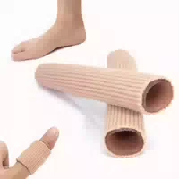 Cool I Zehen & Fingerschutz, Zuschneidbare Silikon Gelröhrchen, Wiederverwendbar,2 stk
