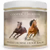 Cooper & Burton Hufbalsam Für Pferde Mit Pinsel & 4 Mikrofasertüchern – Intensive Hufpflege, Schützt