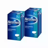 Nicotinell 1mg Mint Doppelpack 2x96 st Lutschtabletten