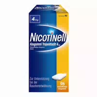 Nicotinell Kaugummi 4 Mg Tropenfrucht 2x96 St