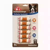 8in1 Triple Flavour Knochen Xs 7 st