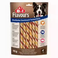 8in1 Triple Flavour Twisted Sticks 10 st