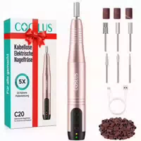 Coslus 11 in 1 Profi Maniküre und Pediküreset Grau