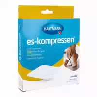 Es Kompressen Sterile 10 Cm X 10 Cm 5x2 St Kompressen