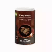 Cosmoveda Bio Kardamom Schwarz, Ganz