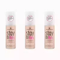 Essence Stay All Day 16h Long Lasting Foundation 15 3er Pack 90 ml