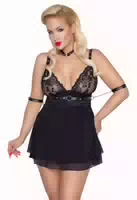 Babydoll Plus Bondage Schal, Halsband und Armfesseln