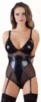 Body mit Armfesseln, Wetlook und Powernet im Edlen Mix