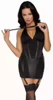 Schuluniform Kostüm mit Kleidchen und Halsband